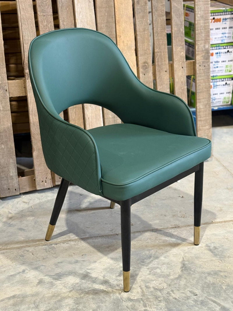 Leather Restaurant Cafe Dining Chair