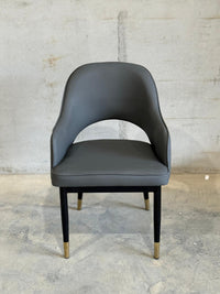 Leather Restaurant Cafe Dining Chair