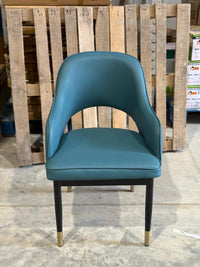 Leather Restaurant Cafe Dining Chair