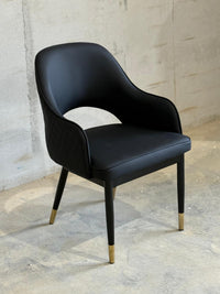 Leather Restaurant Cafe Dining Chair
