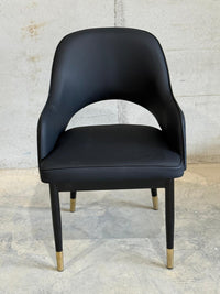 Leather Restaurant Cafe Dining Chair
