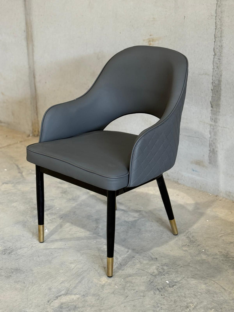 Leather Restaurant Cafe Dining Chair