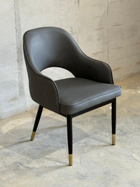 Leather Restaurant Cafe Dining Chair