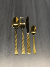 Luxury Gold Stainless Steel Cutlery Set