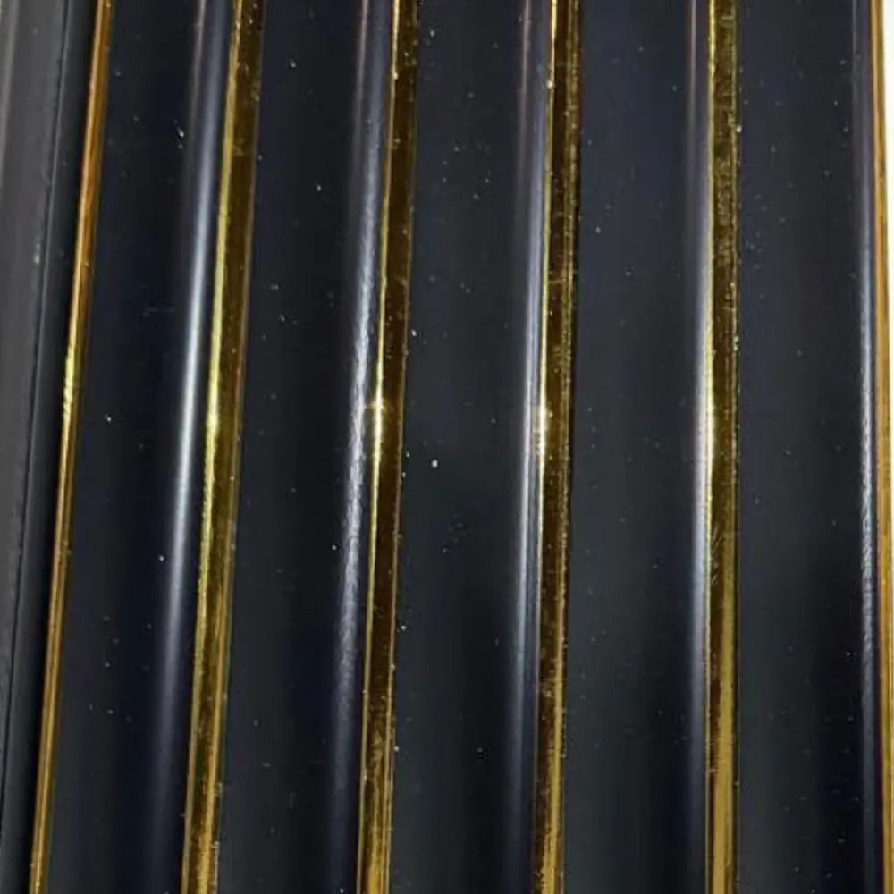 Matt Black/Gold Effect Panel