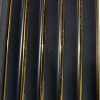 Matt Black/Gold Effect Panel