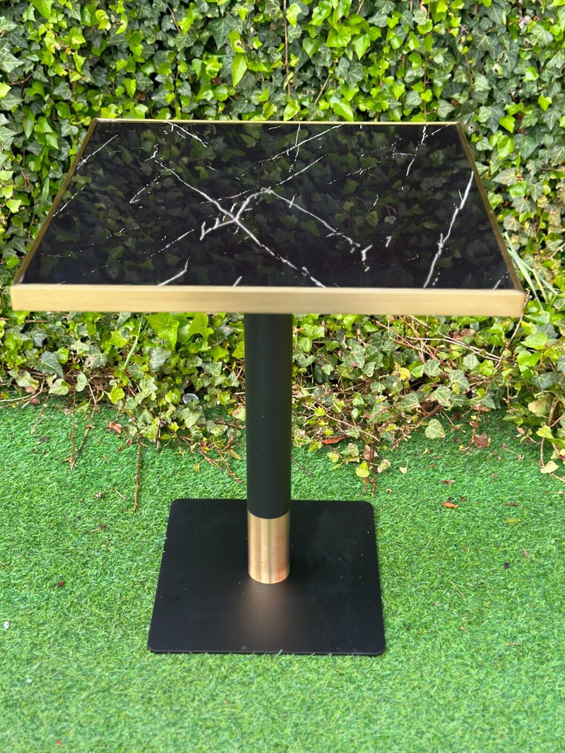 Gold Edge Marble Table