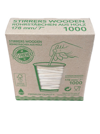 Wooden Coffee & Tea Stirrers